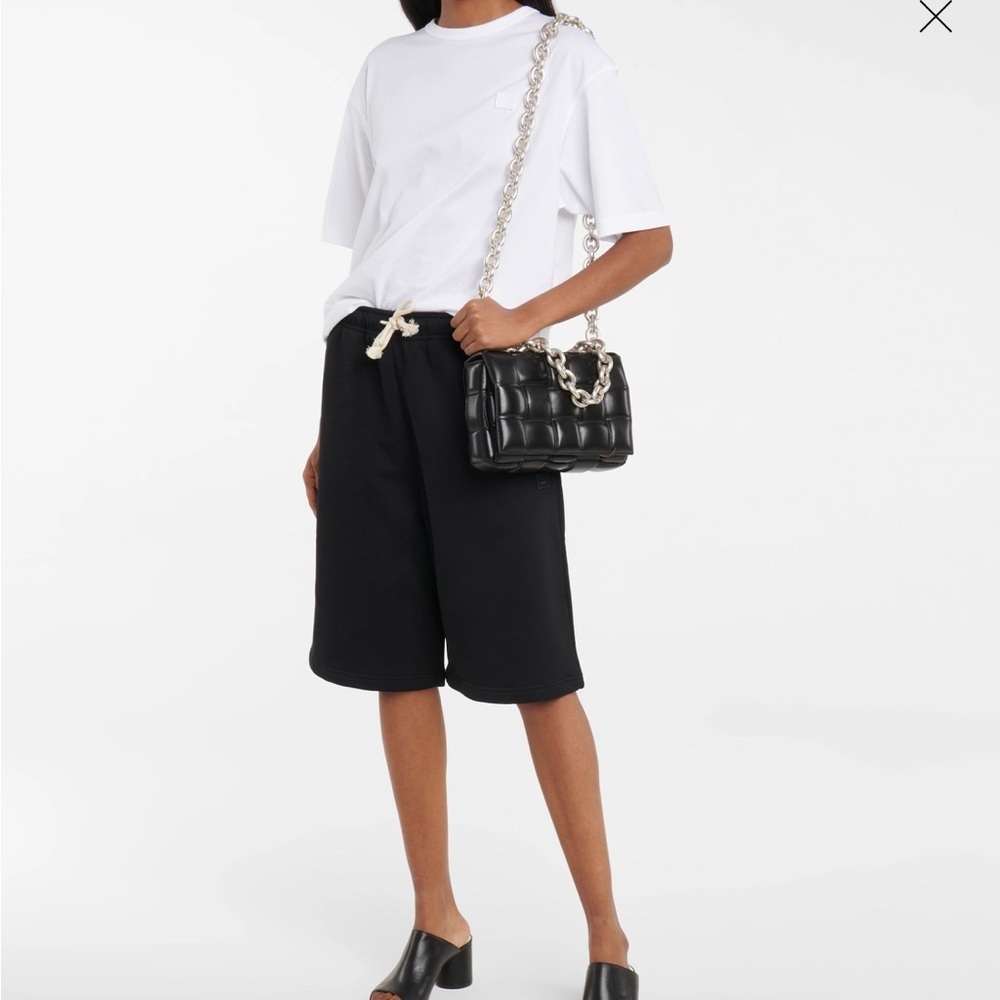 ACNE STUDIOS Cotton jersey shorts - black